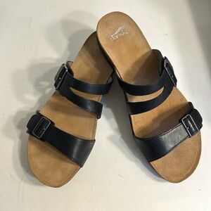 Dansko Rosie Waxy Burnished Sandals